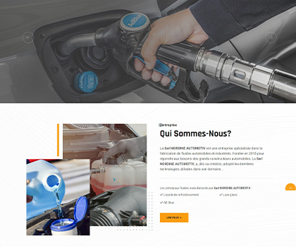 Mise en ligne du nouveau site web nordineautomotiv.dz